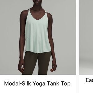 NWOT Lululemon Modal silk Yoga Tank Top